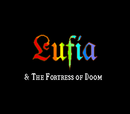 Lufia & The Fortress of Doom Title Screen